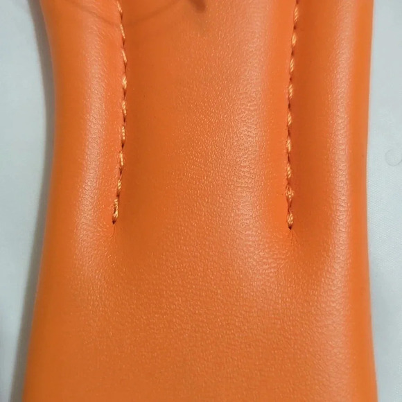 A New Day Carissa Slide Sandals with Memory Foam Insole, Color Orange Size 8 - Picture 6 of 9